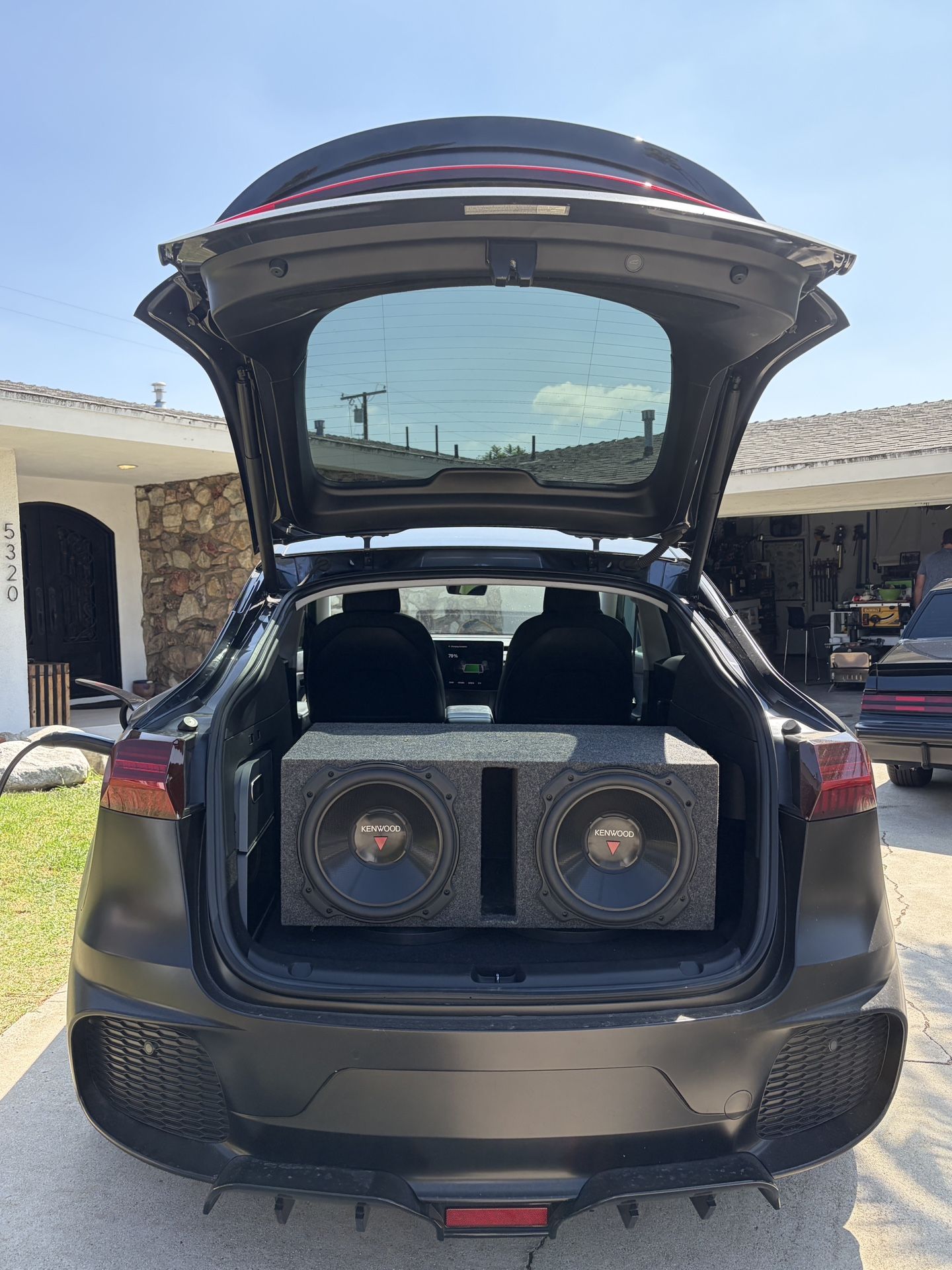 2 12” Kenwood Subs + Sub Box/ Enclosure
