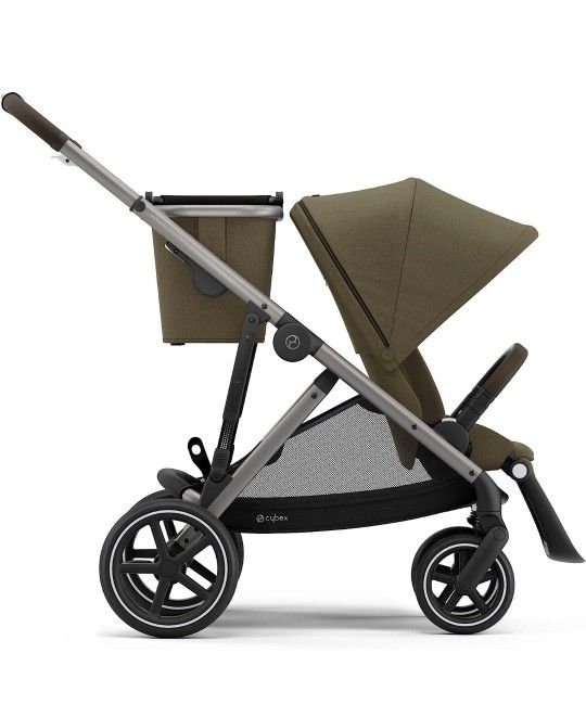 Cybex Gold Gazelle S Stroller Modular Double Stroller for Infant and Toddler Includes Detachable Shopping Basket Over 20+ Configurations Folds Flat fo