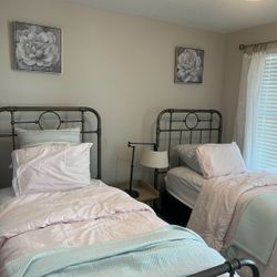 2 Twin Beds Just The Frame