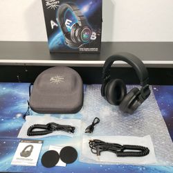 New Linsoul Kiwi Ears Aventus Bluetooth 5.4 Over Ear Headphones, Wireless DJ Studio Monitor Headphones, Dual Dynamic Driver Gaming Headphones W/ Hybri
