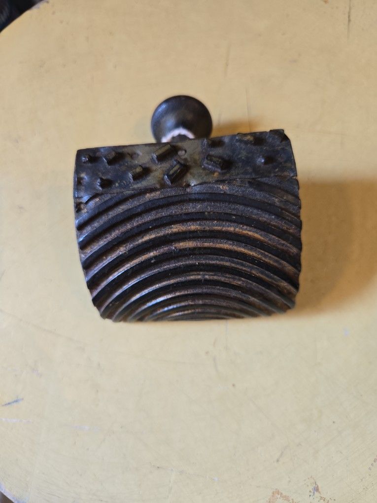 Antique Wood Graining Tool Faux Wood Stamp
