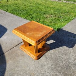 Solid Wood End Table