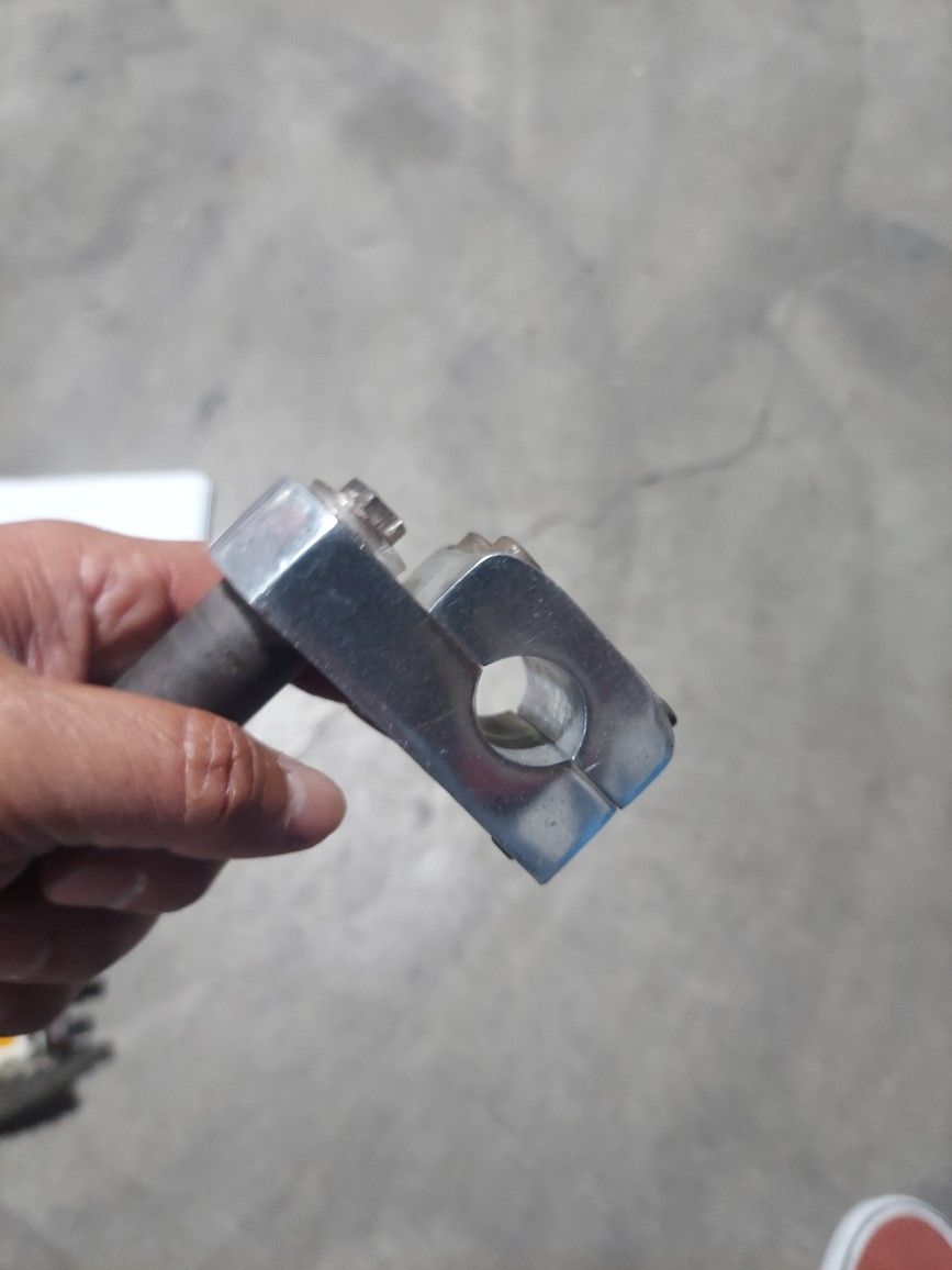 Vintage DK Pro BMX Stem Polished Silver Aluminum Old School 80's