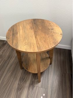 Wooden side table