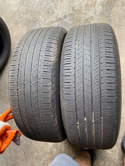 2) 235/60/18 Hankook DynaPro HP2 Tires   Tread measures 4-5/32  DOT 2725  $100 for both  I Carry other sizes as well