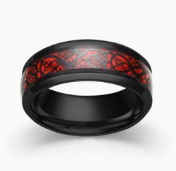 New Mens Tungsten Ring 