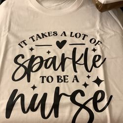 It takes a lot of sparkle to be a nurse