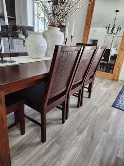 Wood chairs