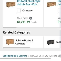 Knaack  Chest Style Jobsite Box