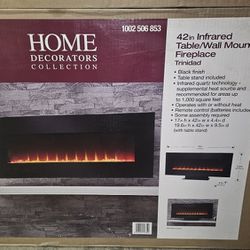 42" Heater  Table Top / Wall Mount Infared Fireplace