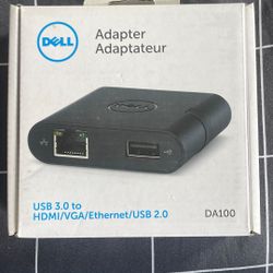 Dell 4-in-1 Adapter VGA/HDMI/Ethernet/USB 2.0