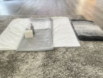 3 Shower Curtains/Bath Accessories