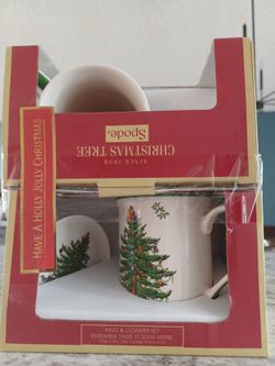 Spode Mugs And Saucers