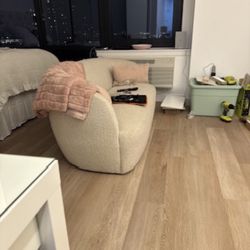 Gwyneth 68" Ivory Boucle Loveseat By Goop