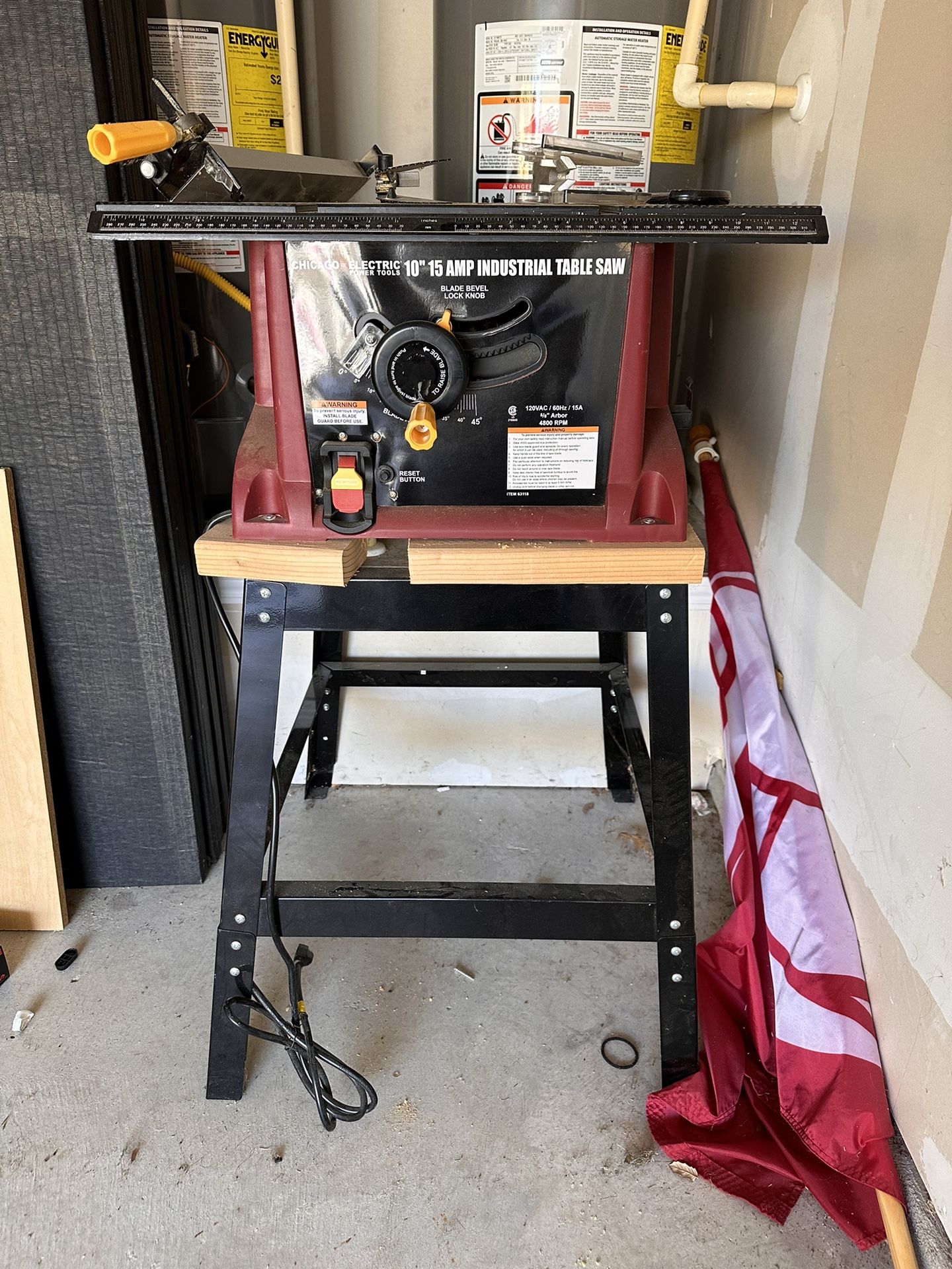 Table Saw And Stand