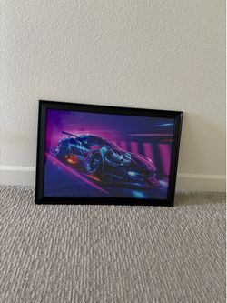 Corvette Frame & Poster
