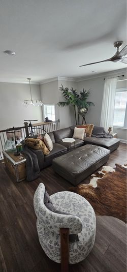 Luxe Leather Couch for Sale