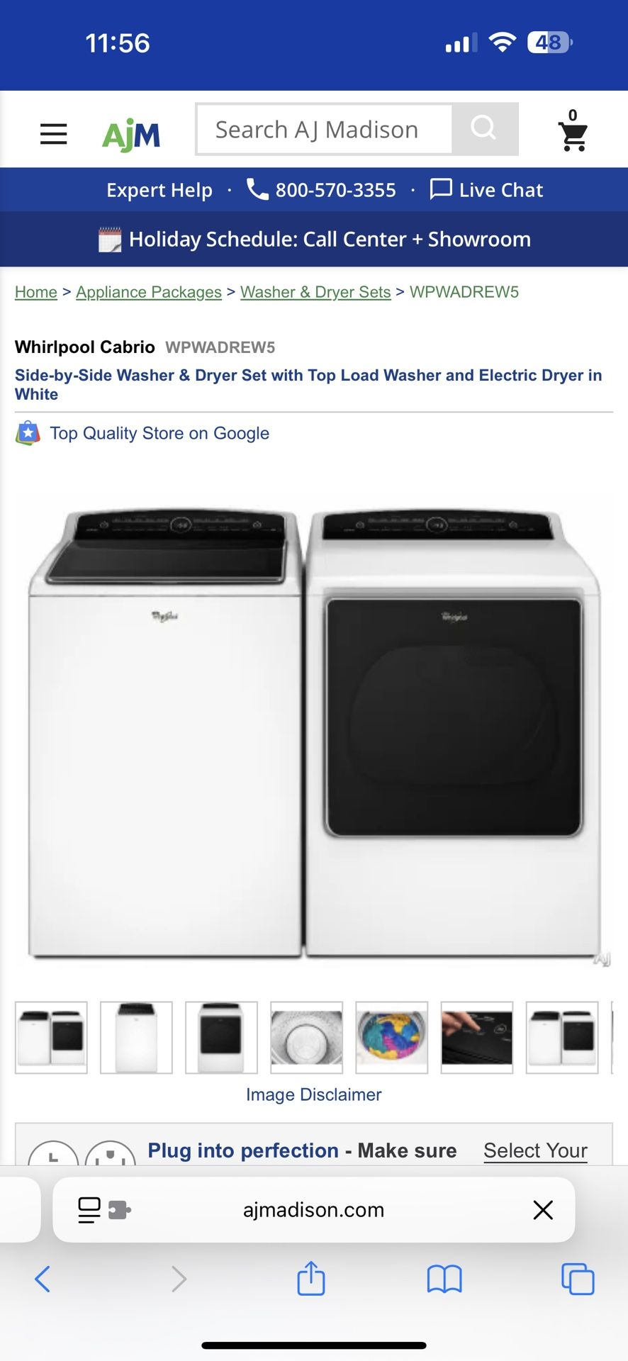 Whirlpool Washer and Dryer Set Electric