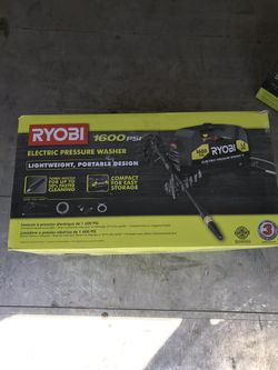 Ryobi 1600 psi pressure washer