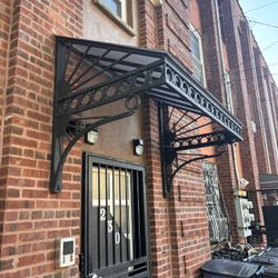 Metal Front Door Awing 