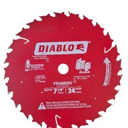 
DIABLO
Tracking Point 7-1/4 in. x 24-Tooth Framing Circular Saw Blade