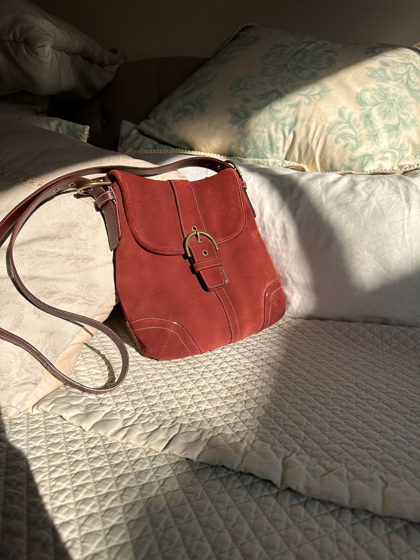 Coach SoHo Suede Shoulder Bag (Vintage)