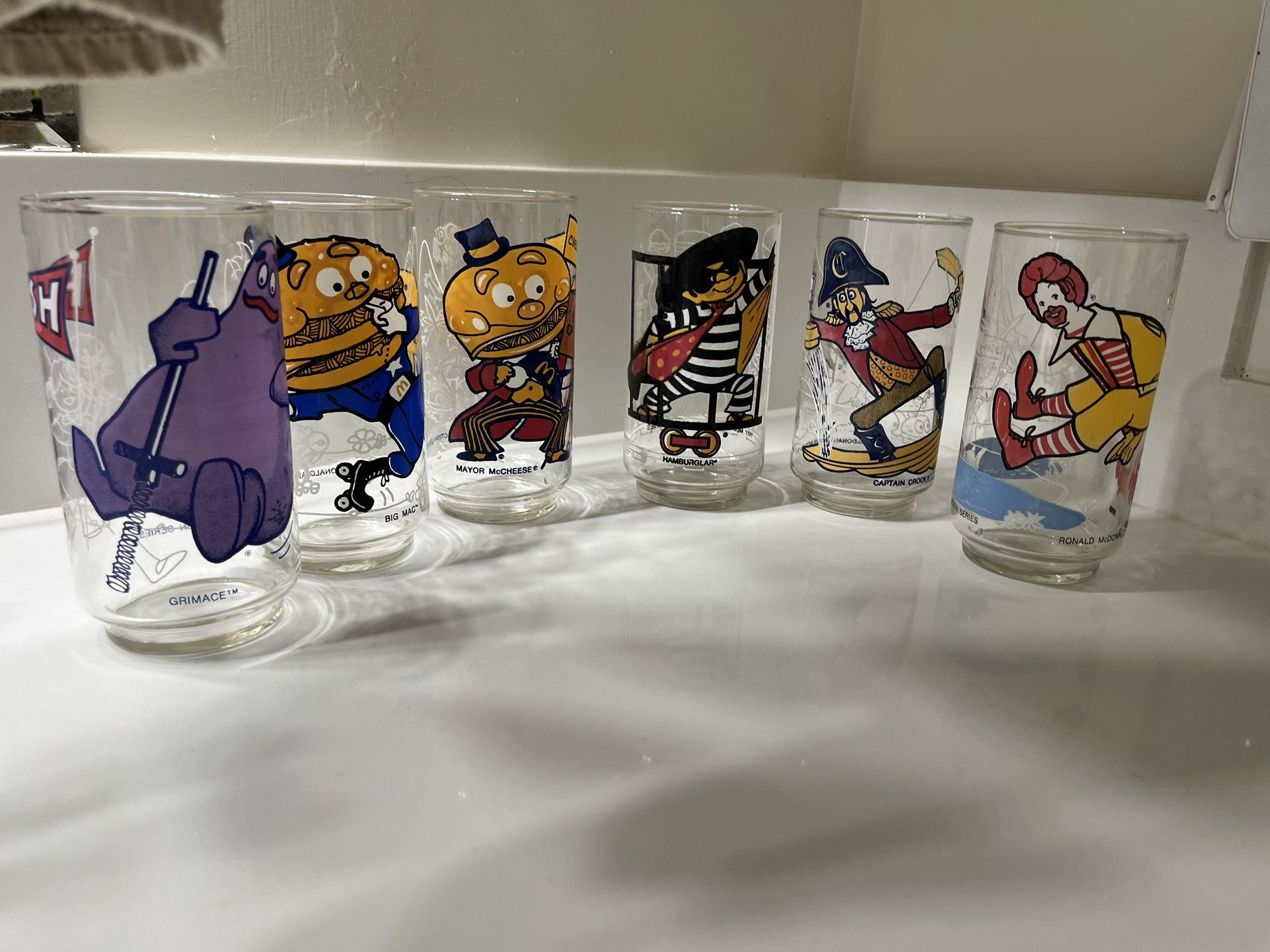 McDonald’s 1977 Action Series Glasses