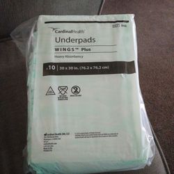 Underpads Wings Plus