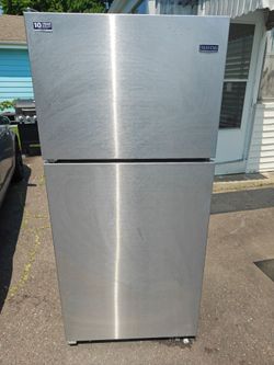 Maytag stainless steel refrigerator