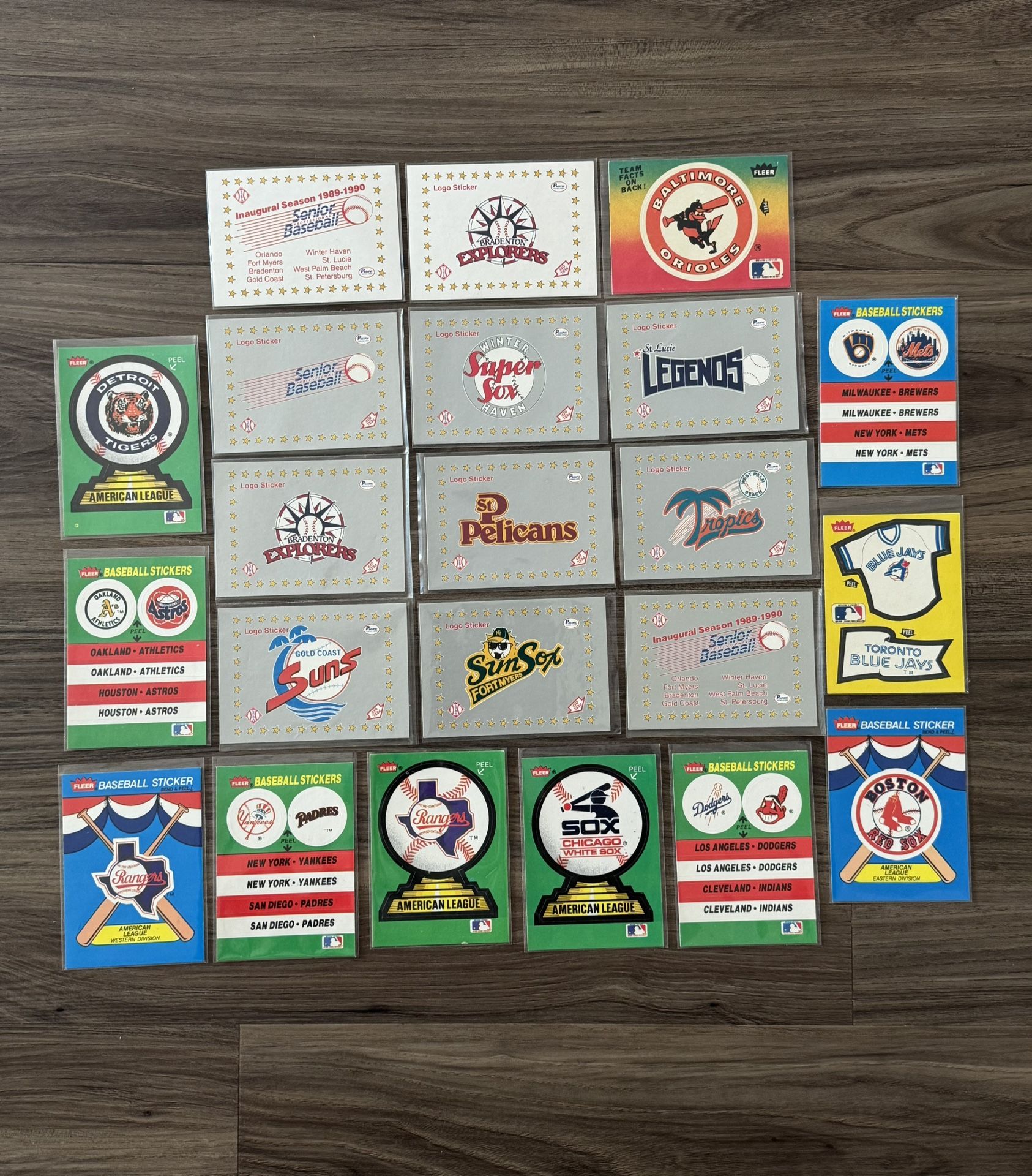 Vintage Logo Baseball Stickers