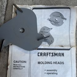 Craftsman molding cutter set 