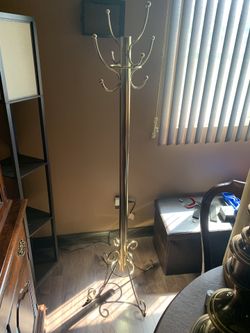 Gold/Brass Coat Rack