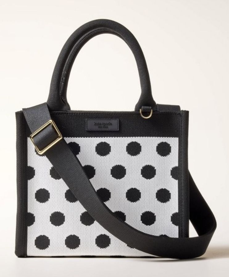 Polka Dot Knit Crossbody Bag - kate spade new york x Target White/Black