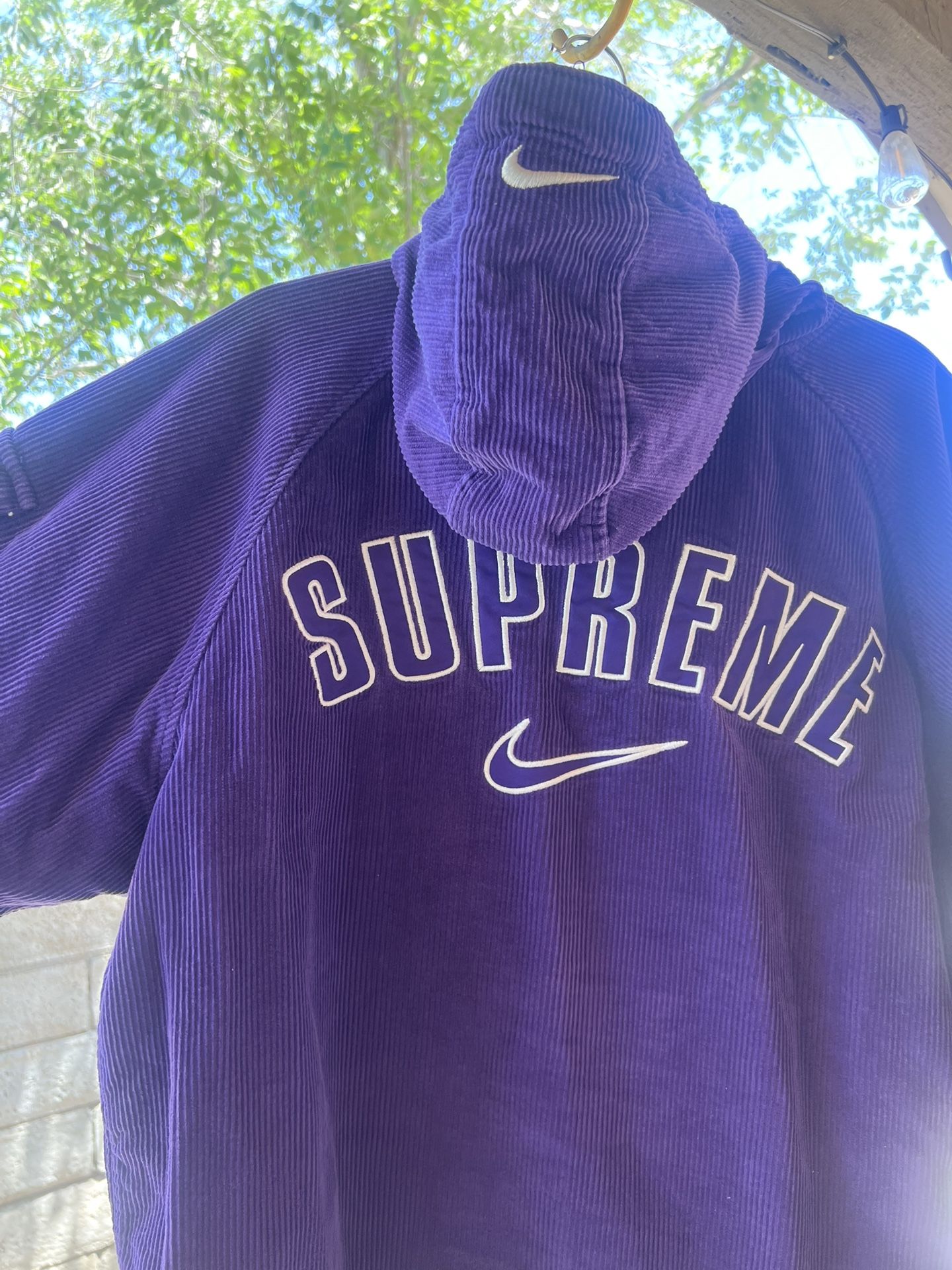 SUPREME NIKE CORDUROY JACKET