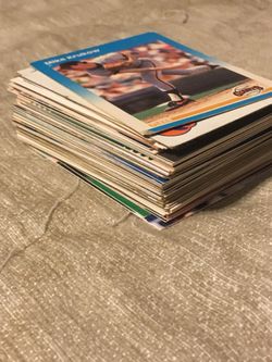 67 baseball trading cards old and new