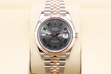 Rolex DateJust 41 Rose Gold Wimbledon On Jubilee 2026 Fully Sticker 126331