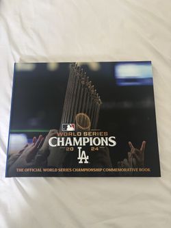 Los Angeles Dodgers 2024 World Series Championship Commemorative Book