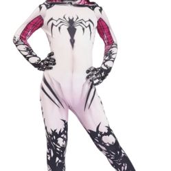 Cosplay Costume For Kids 3D Style Bodysuit Jumpsuit Mask Halloween Party Large 