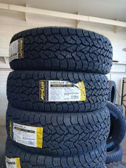 New set of tires 265 70 18 Aplus AT