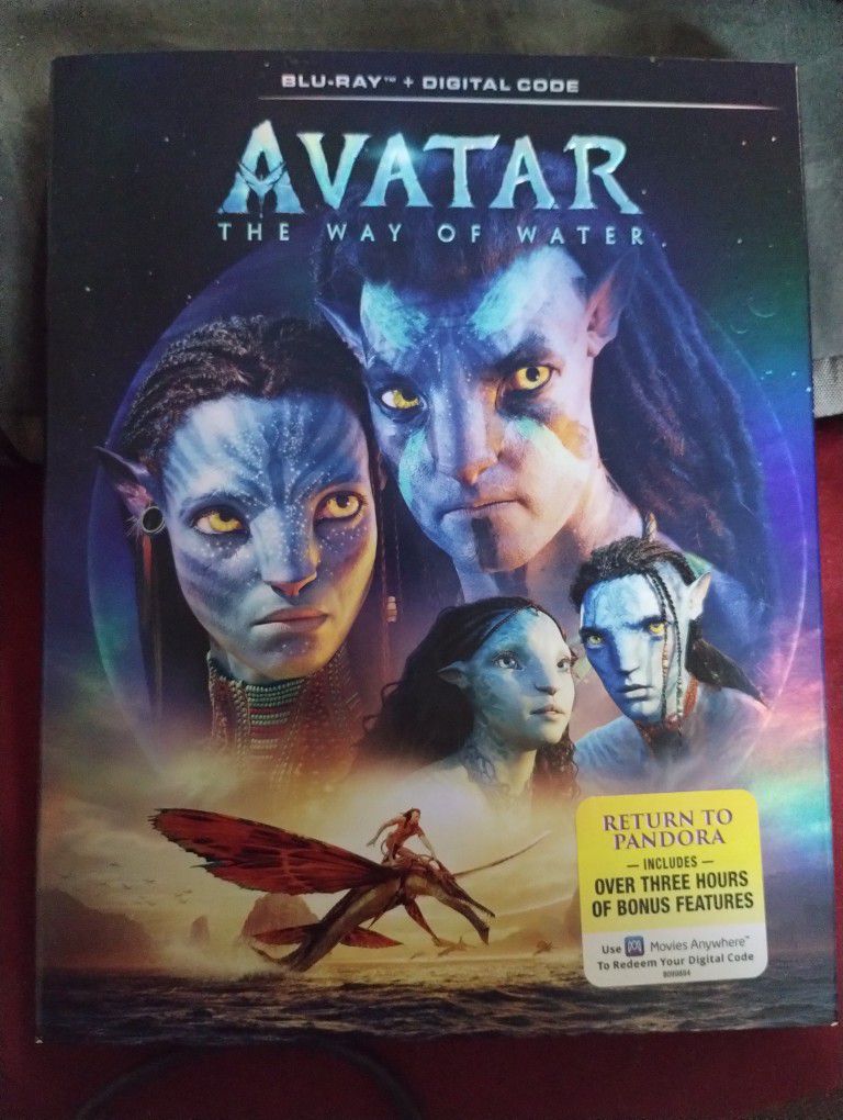 Brand New Avatar Way Of The Water Blu Ray Dvd