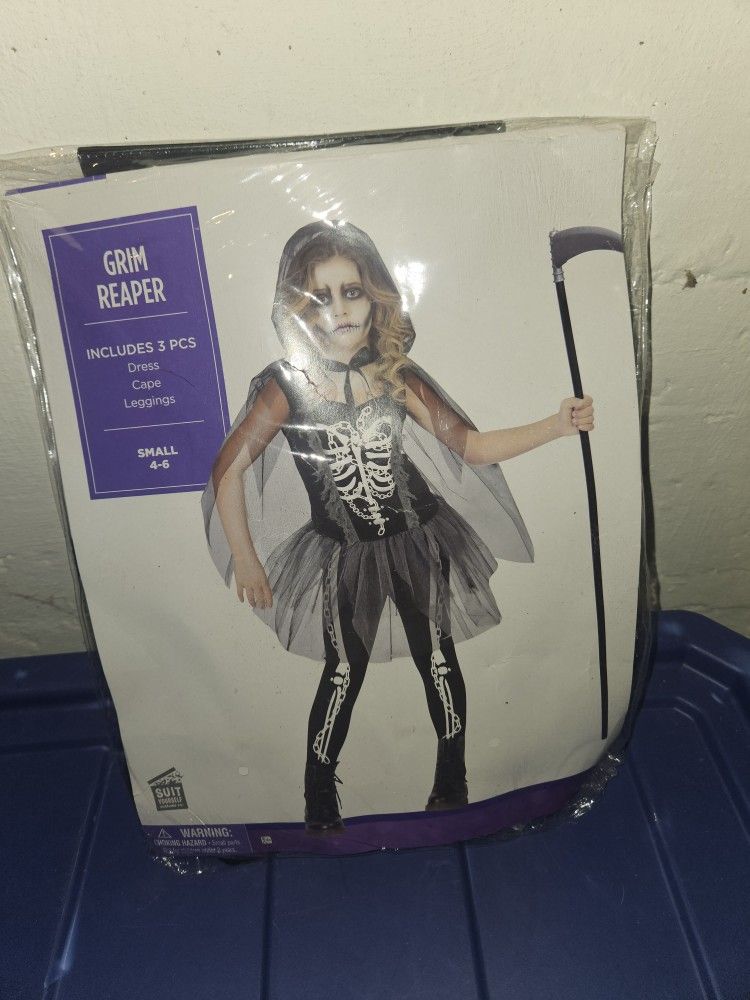 Girls Grim Reaper Costume