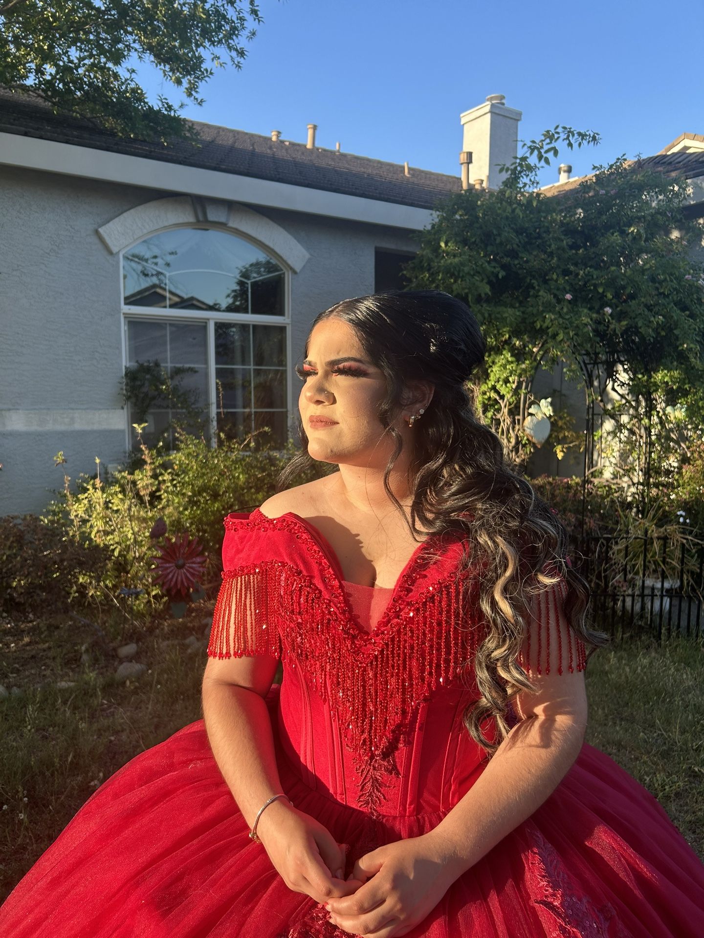 Red Quinceanera Dress