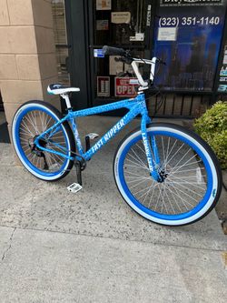 SE Bikes Fast Ripper 29" BMX Bike Blue Crackle