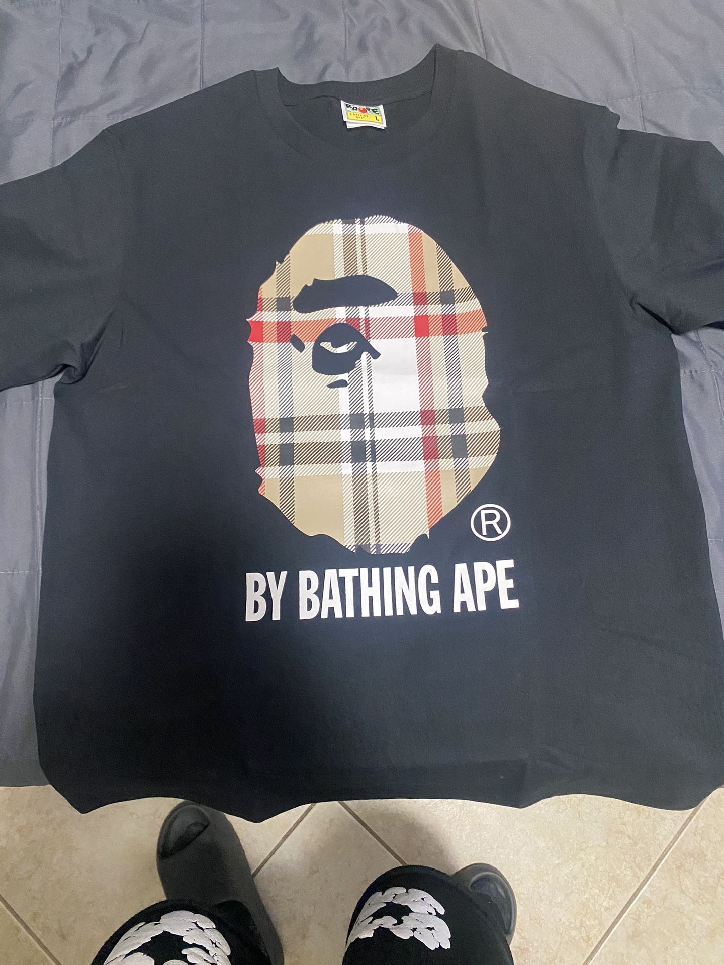 Bape Tee Black/Beige