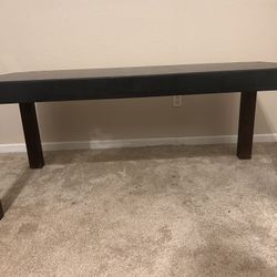 Leather Dining Room Table