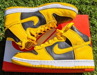 VNDS Nike Dunk High Black Varsity Maize SP 'Iowa' Size 8