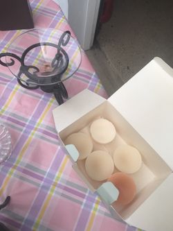 Partylite candles and holder