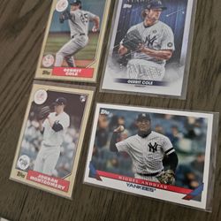 New York Yankees Newer Baseball Cards Lot Of 77 Cards