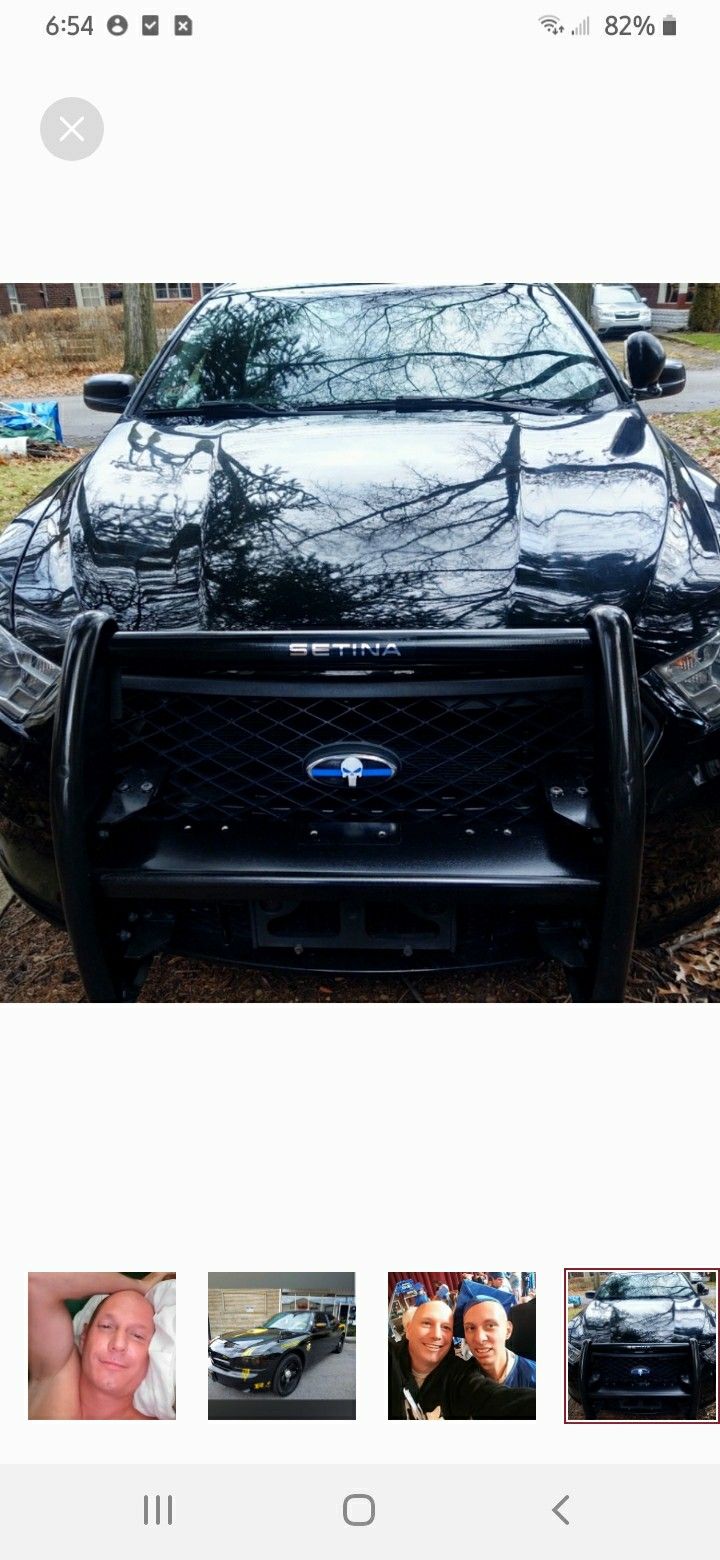 Punisher Blue Line Overlay Decal NEW