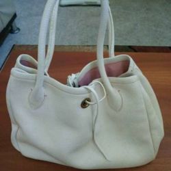Japan cute white leather bag